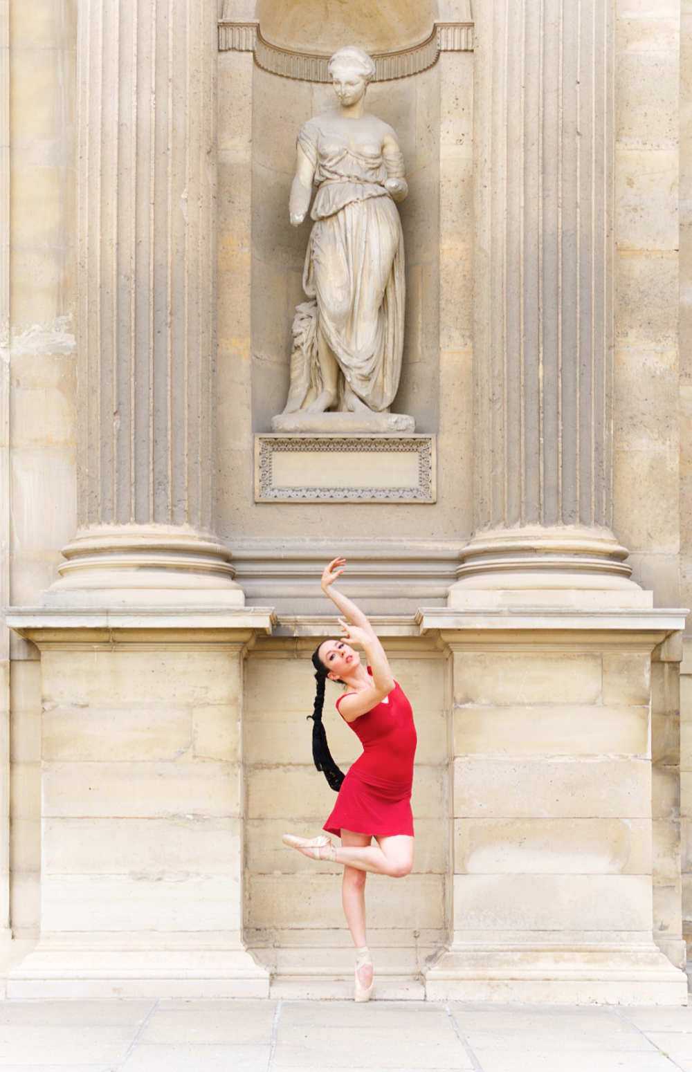 Maya en mouvement, photographie de danse, Paris